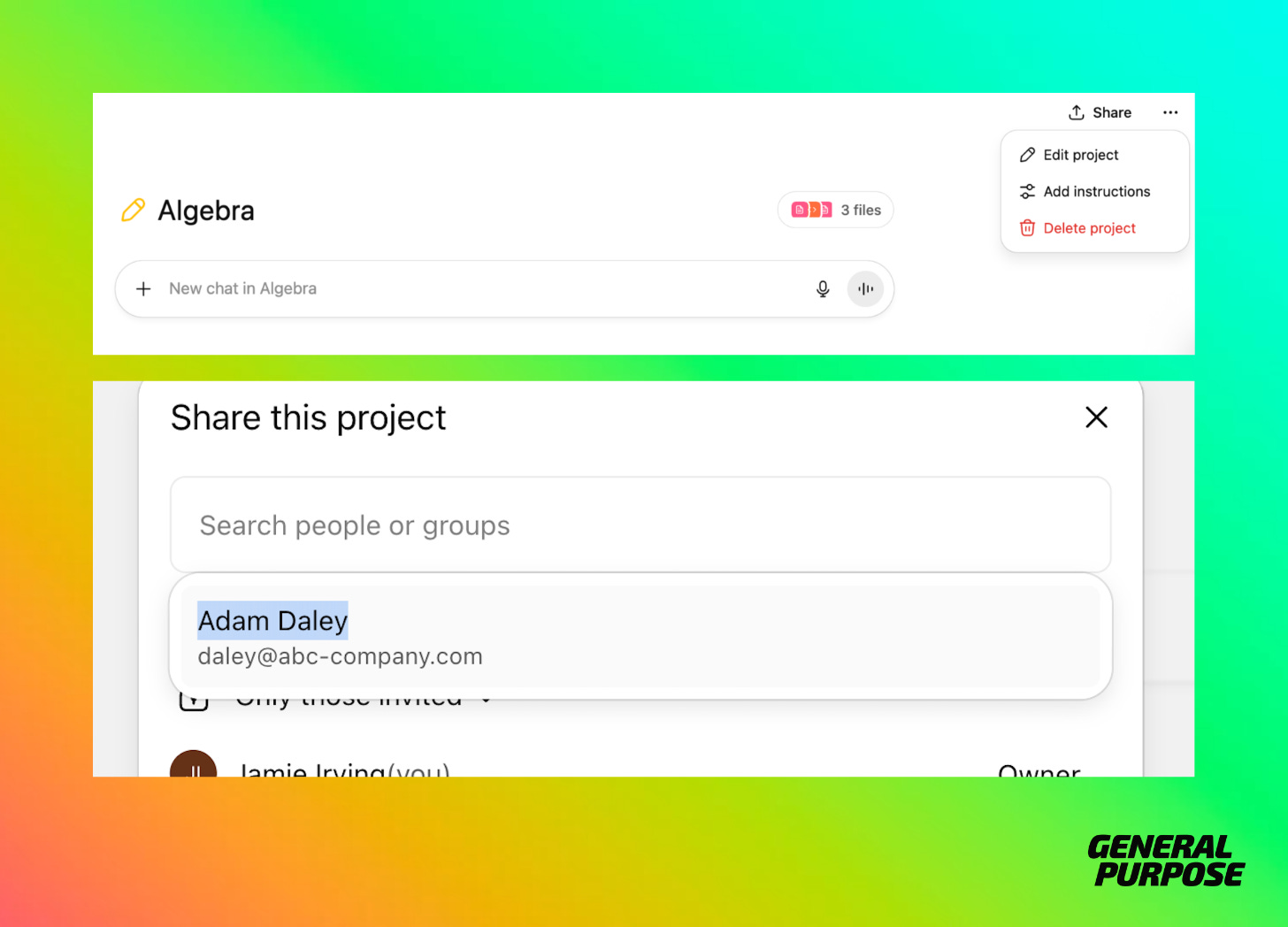 ChatGPT Projects Can Now Be Shared With Your Team