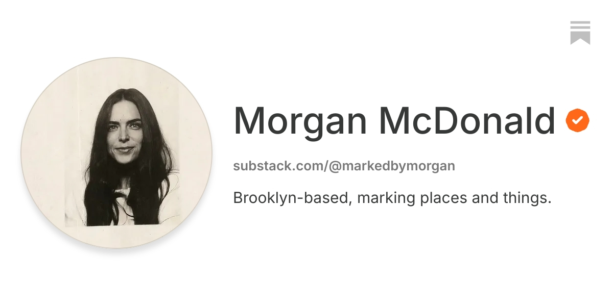 Morgan McDonald | Substack