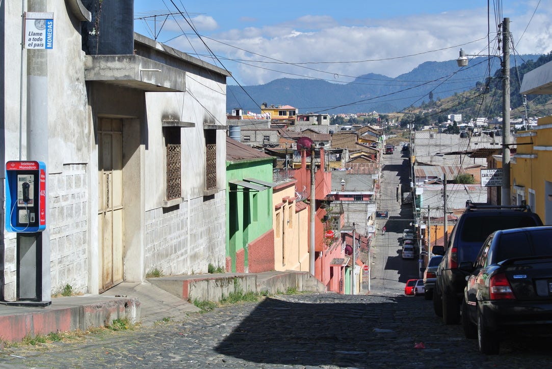 A street in Xela