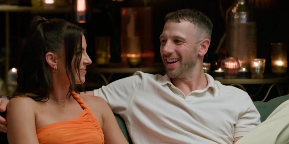 Rhi and Jeff tell each other they love each other on MAFS 2025. 