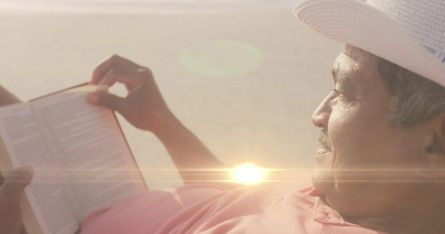 Mexican American laborer reading