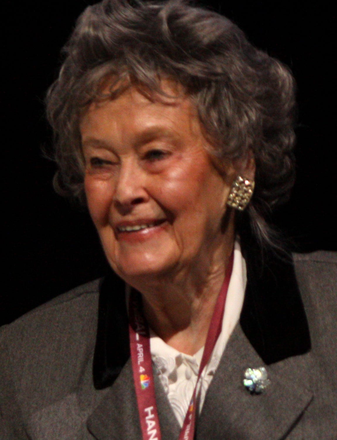 A cropped image of Lorraine Warren. A cropped image of Lorraine Warren.