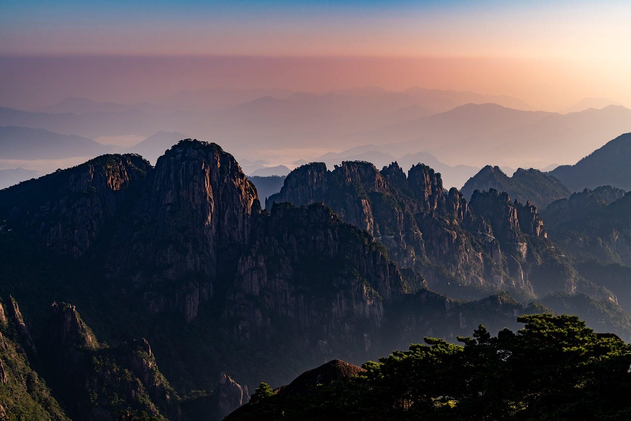 Free Mountain Sunrise photo and picture