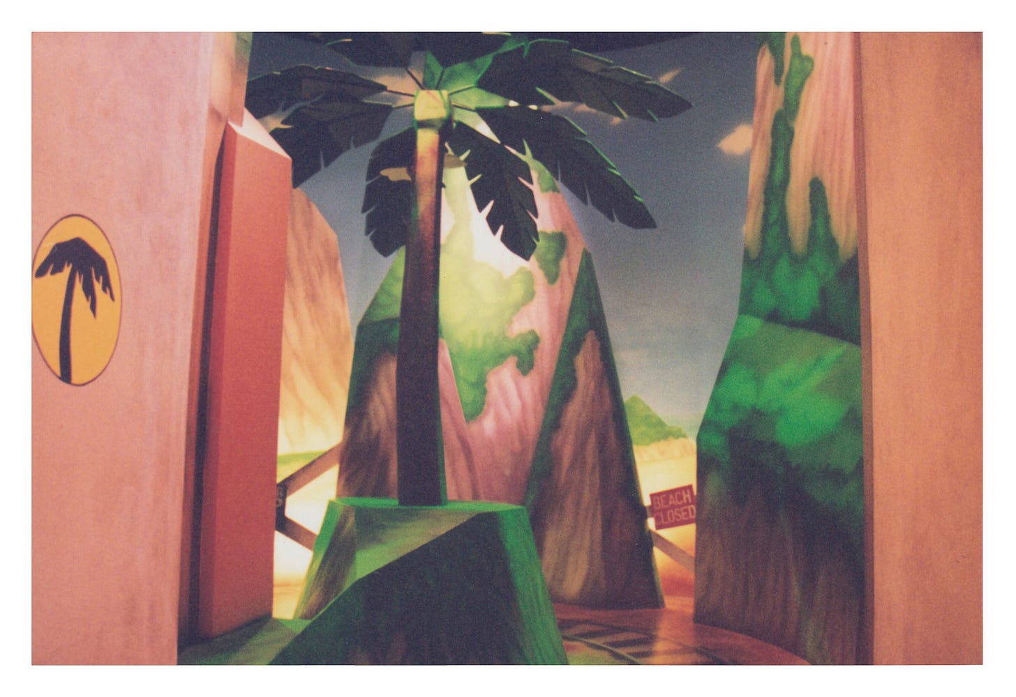 A photograph of the Beach area of the attraction