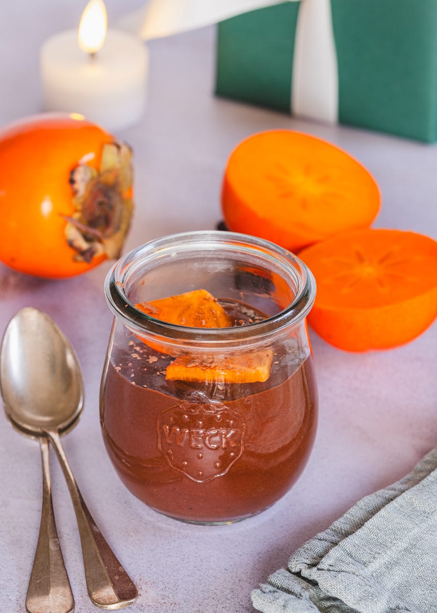 Two-Ingredient Persimmon Pudding - by Claudia Curici