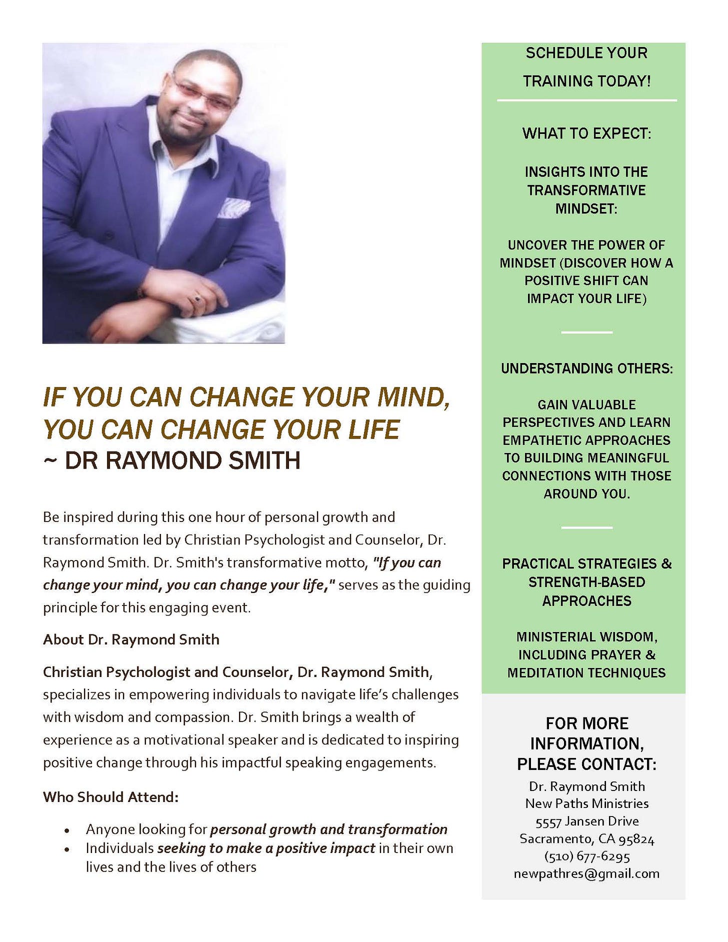 If You Can Change Your Mind You Can Change Your Life