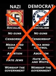 Neither The nazis or democrats are ...
