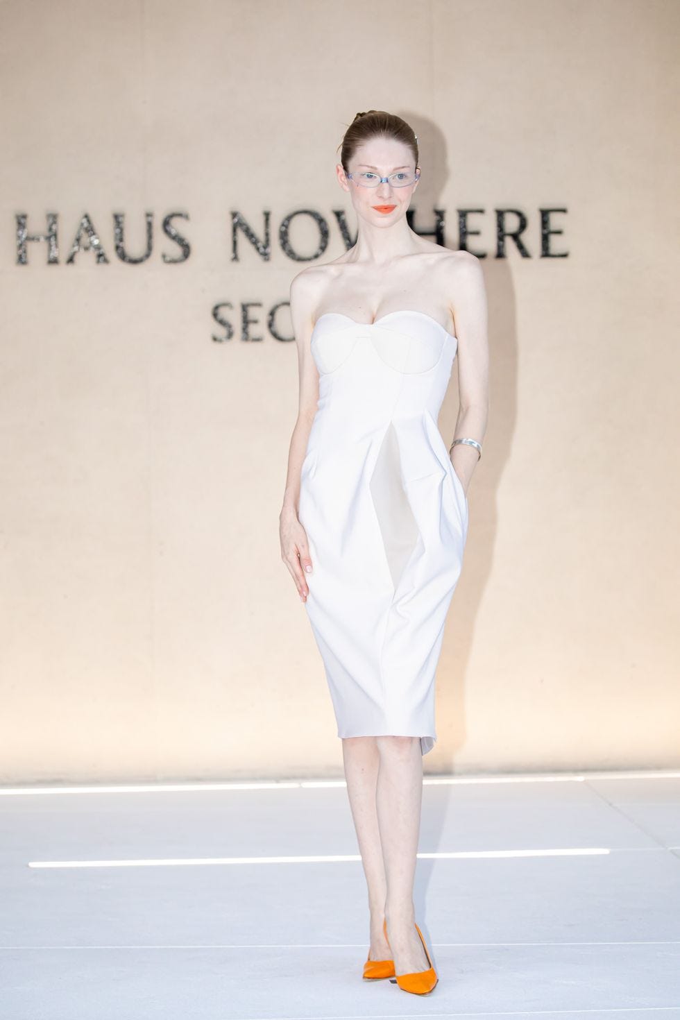 Hunter Schafer Wears Archival Jil Sander by Raf Simons Dress