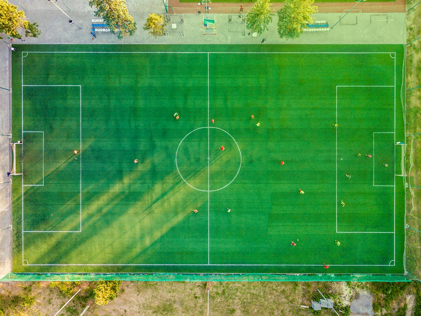 Football Pitch From Above