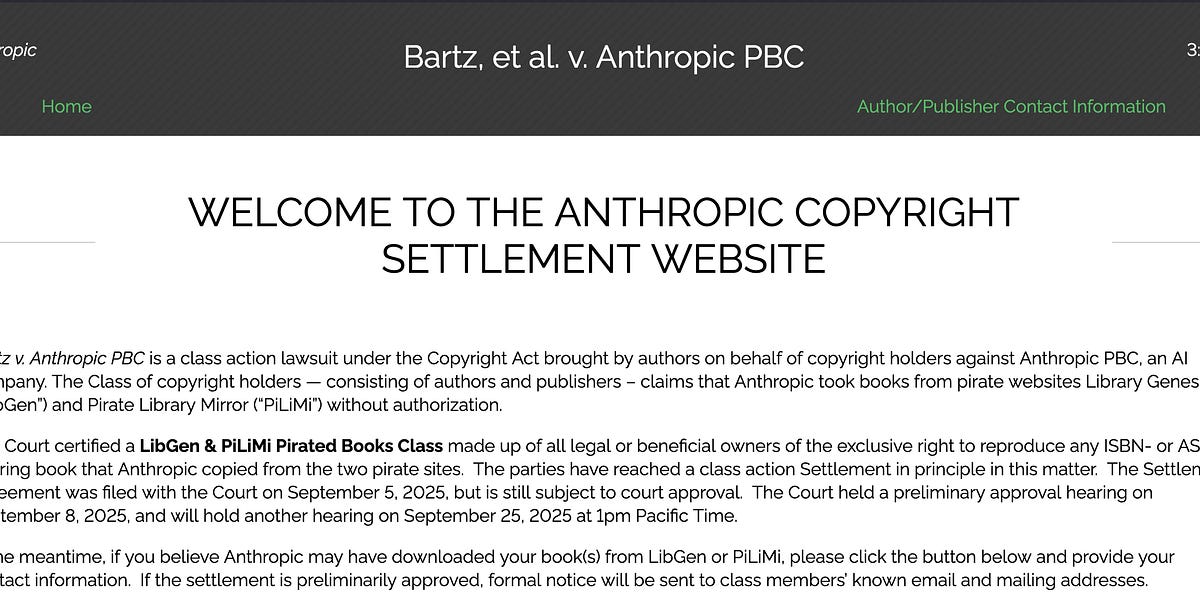 人工智能周报 #321 - Anthropic与Midjourney诉讼，糟糕的就业数据