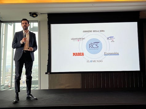 Karen Franken from Piano and Giacomo Bernadi  from RCS Group