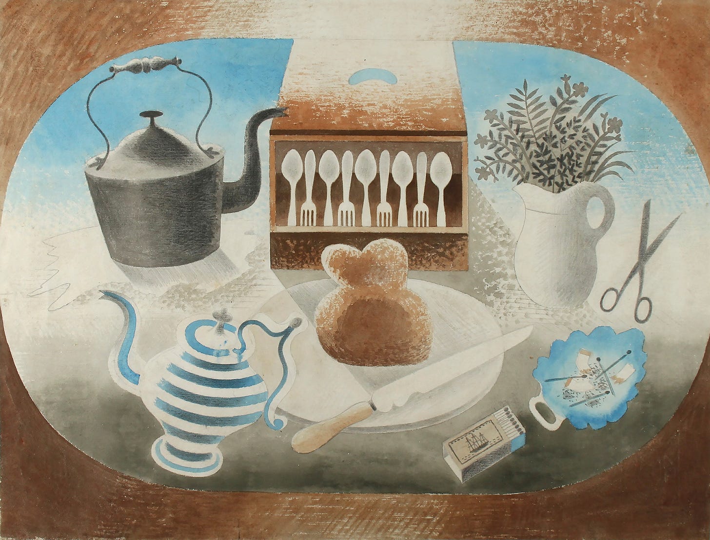 Ravilious, Eric - Kettle, Teapot, Breadboard, Matches - The Bookroom Art  Press