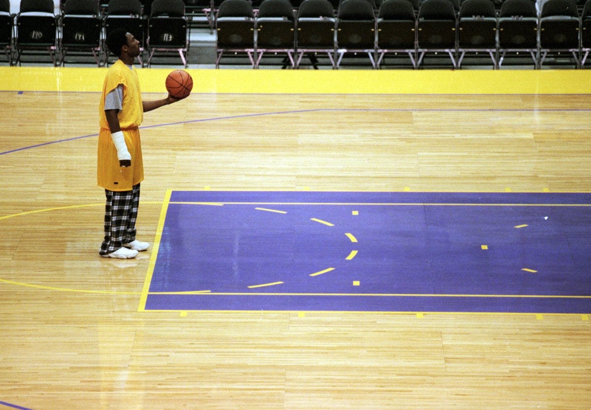 Training with the Black Mamba: Rare photos of Kobe Bryant