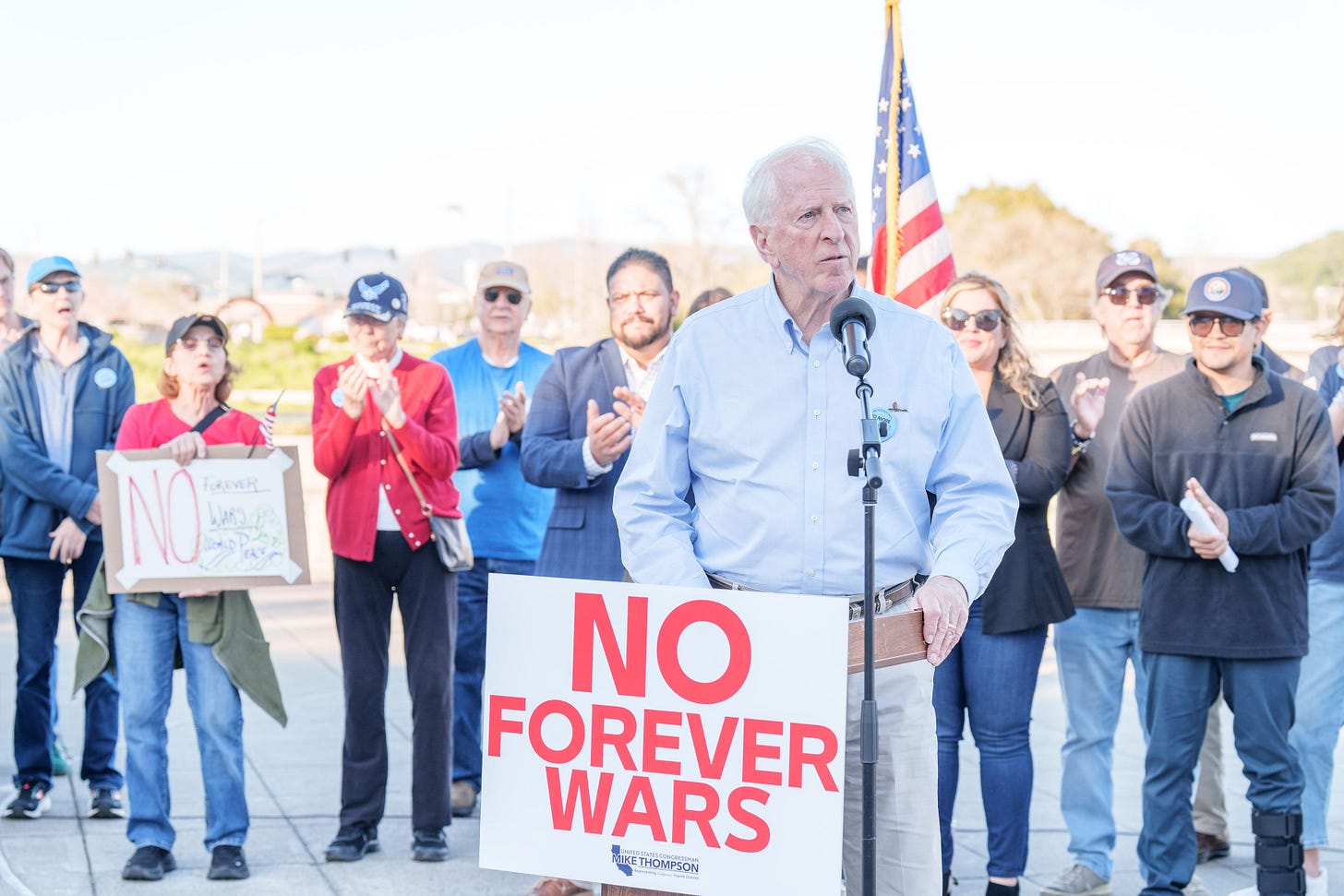 REP. MIKE THOMPSON LEADS OVER 700 COMMUNITY MEMBERS IN NAPA AND WOODLAND FOR “NO FOREVER WARS” DAYS OF ACTION | Representative Mike Thompson
