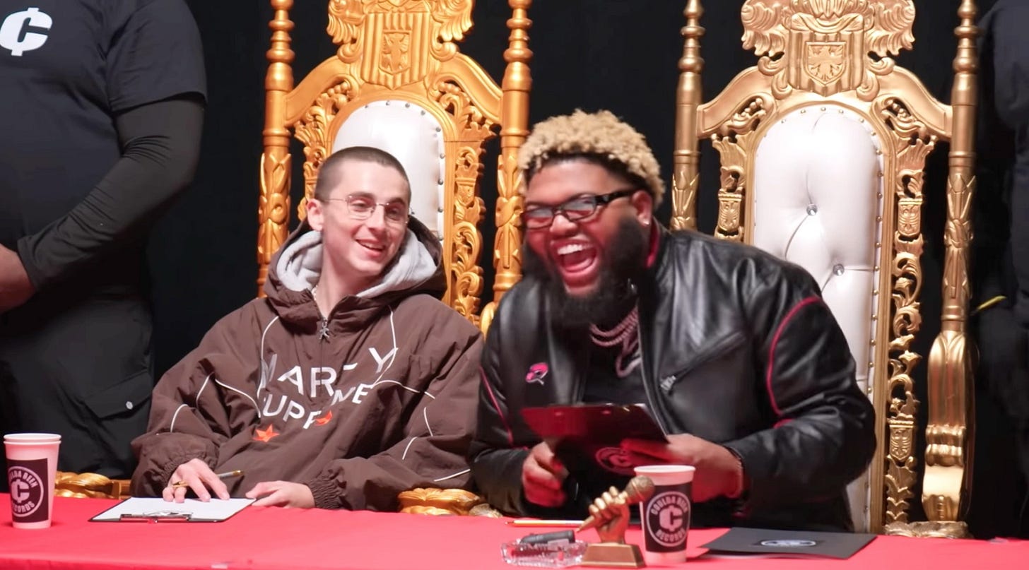 Watch Timotheé Chalamet and Druski marketing marty supreme