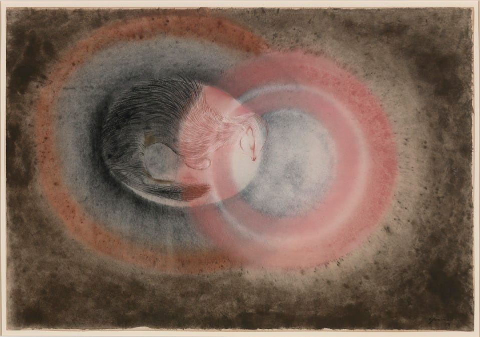 Morris Graves, Hibernation, 1954, watercolor on paper mounted on paper, Smithsonian American Art Museum, Gift of the Sara Roby Foundation, 1986.6.37