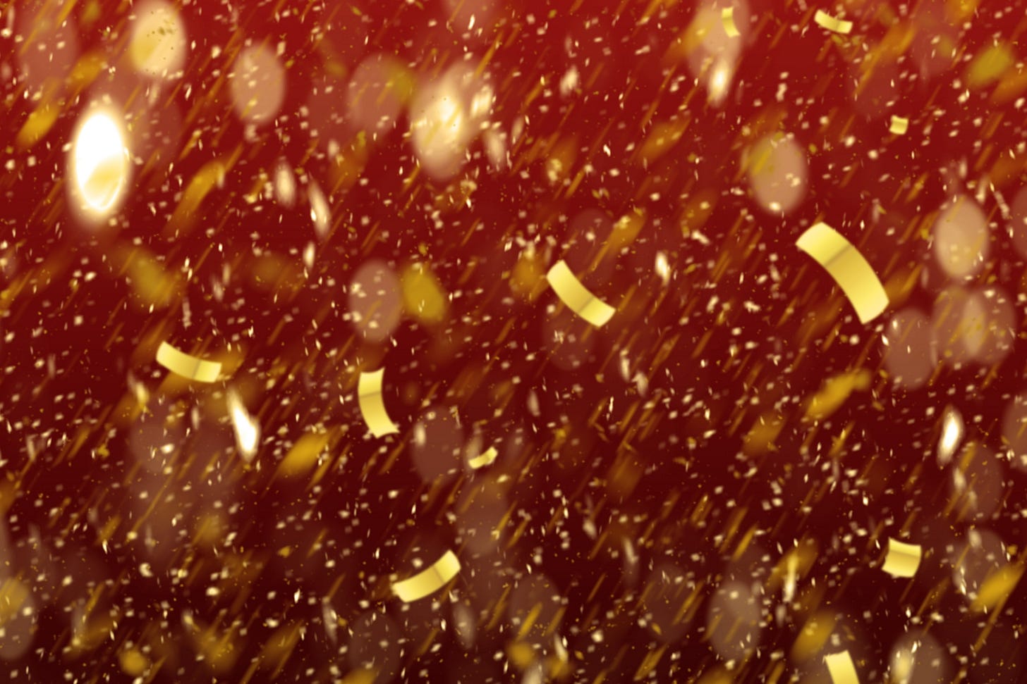 Gold confetti Gold confetti