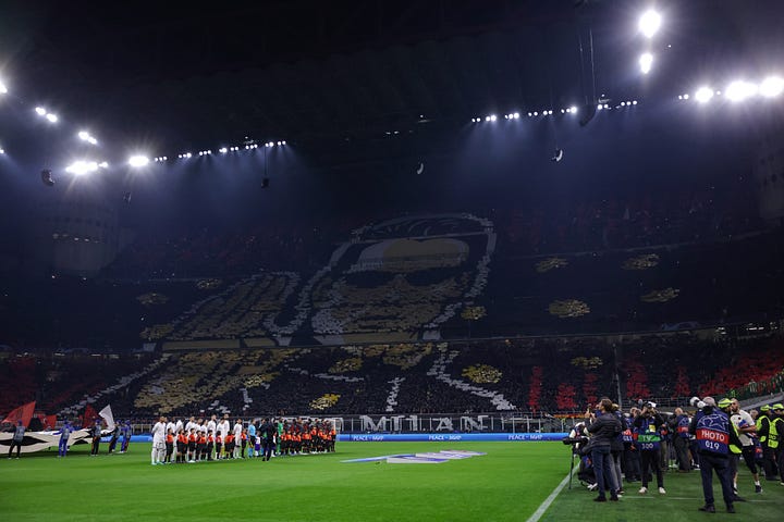PSG gun tifo neo matrix Milan