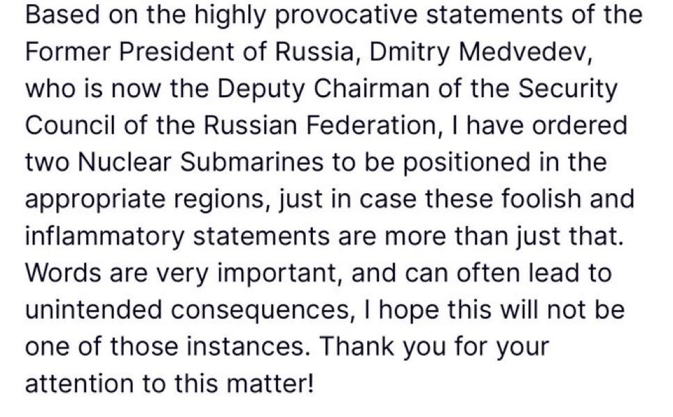 Trump Begins Move on Russia/Ukraine