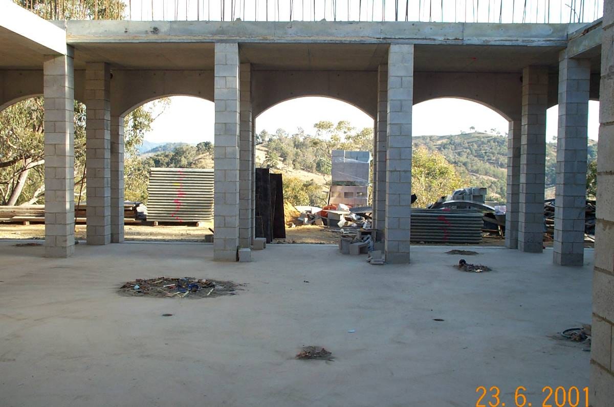 back wall view back wall view