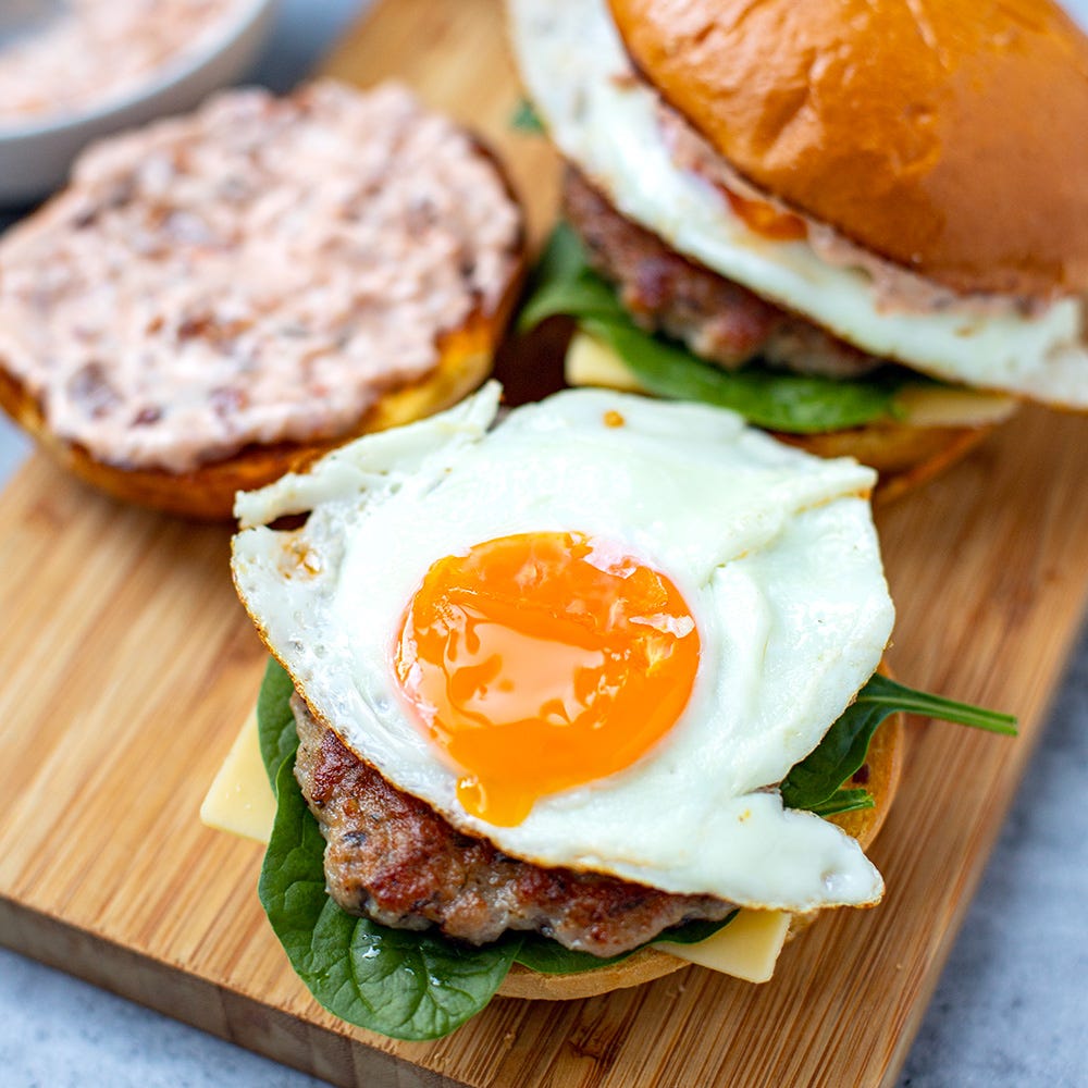 breakfast burger