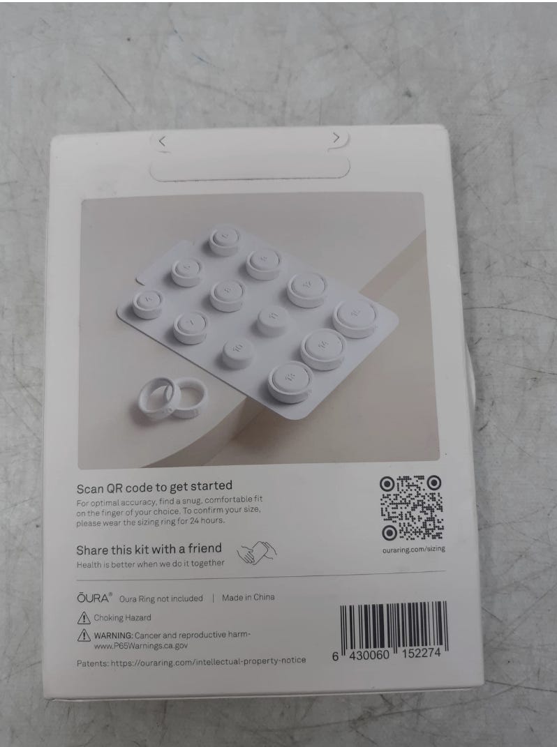 Oura Ring Sizing Kit