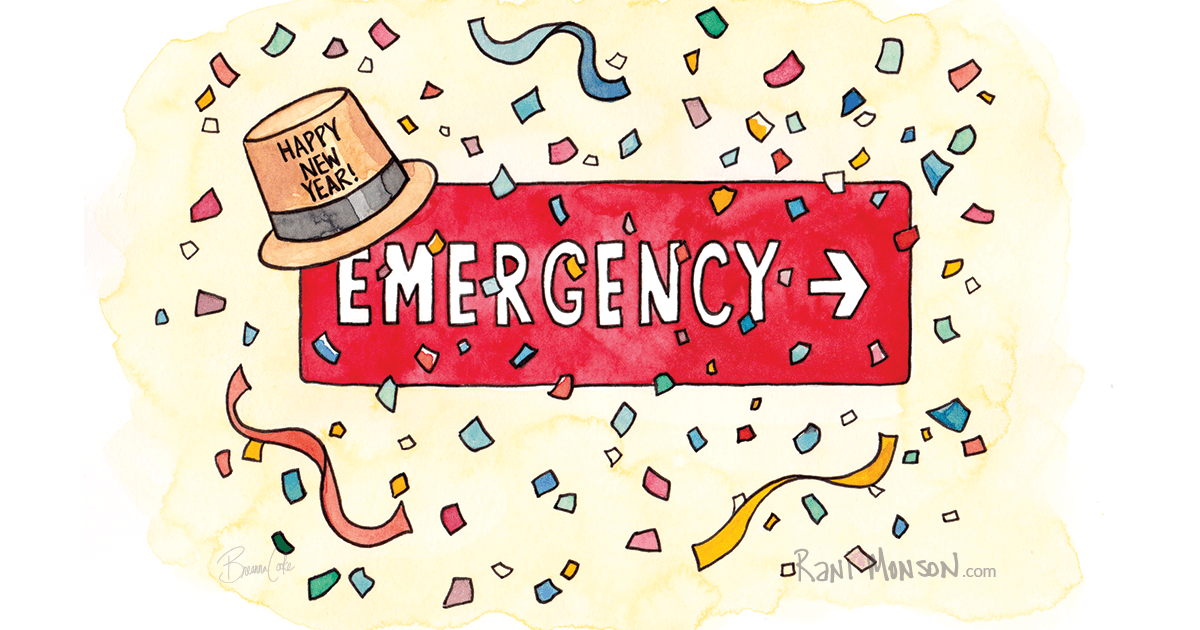 Why the ER isn't the place to celebrate on New Year’s Eve
