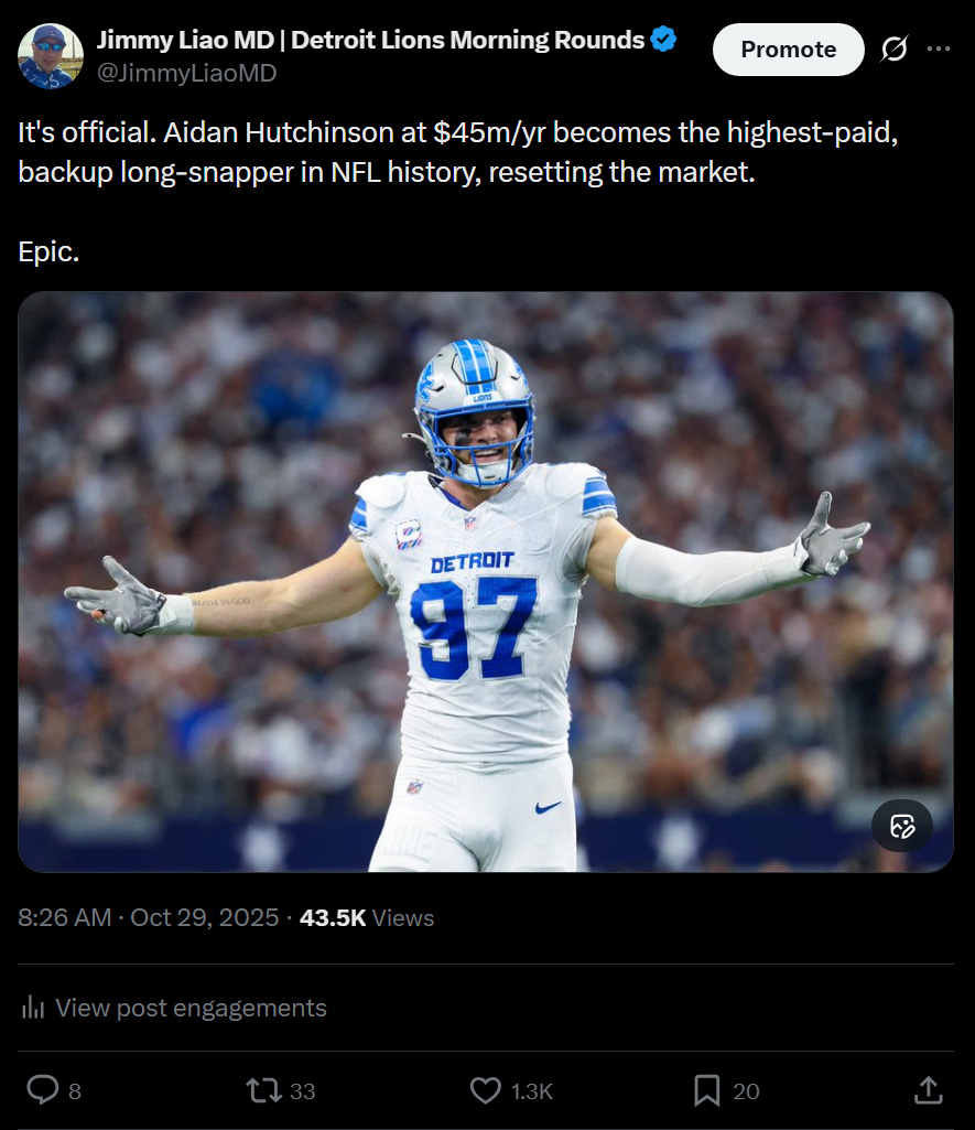 Aidan Hutchinson contract extension Aidan Hutchinson contract extension