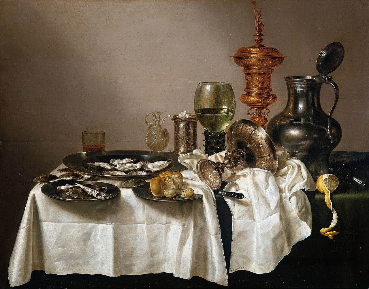 Willem Claesz Heda, Still Life with a Gilt Cup, 1635 Willem Claesz Heda, Still Life with a Gilt Cup, 1635