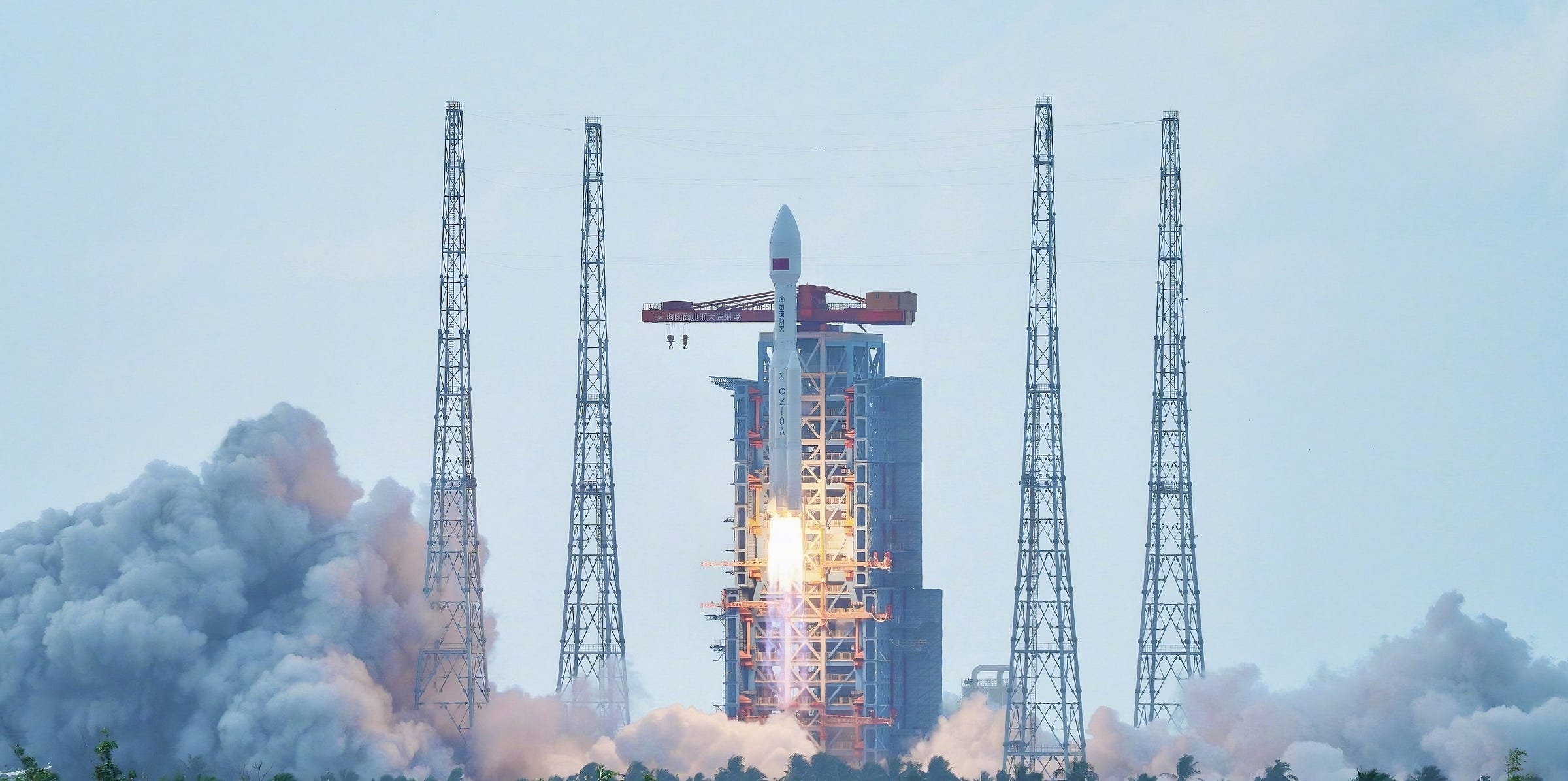 The Long March 8A Y4 vehicle lifting off from the Wenchang Commercial Space Launch Site on October 16th 2025. The Long March 8A Y4 vehicle lifting off from the Wenchang Commercial Space Launch Site on October 16th 2025.