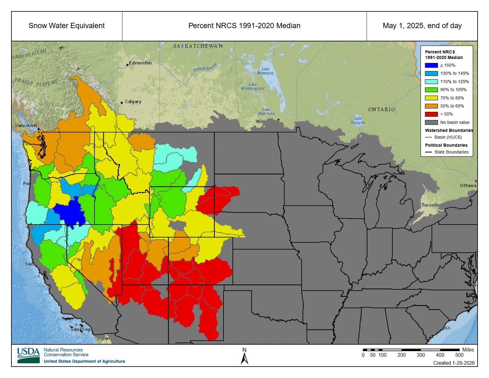 Western Water in 2025: A Year of Widespread Drought and Strategic ...