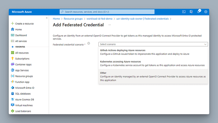 Using Workload Identity Federation for Azure DevOps Service Connections