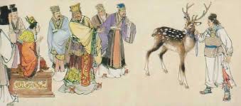 A group of people standing next to a deer

AI-generated content may be incorrect.
