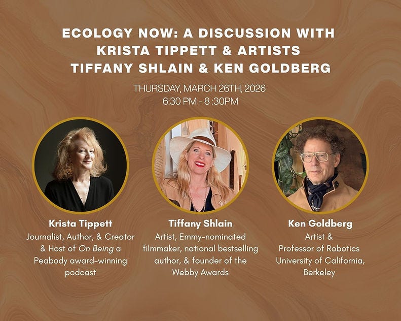 ECOLOGY NOW: KRISTA TIPPETT & ARTISTS DISCUSSION
