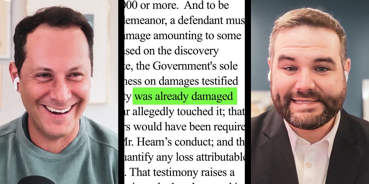 The Government's Sole Witness Just Sank the Reflecting Pool Case (w/ Ryan Reilly)