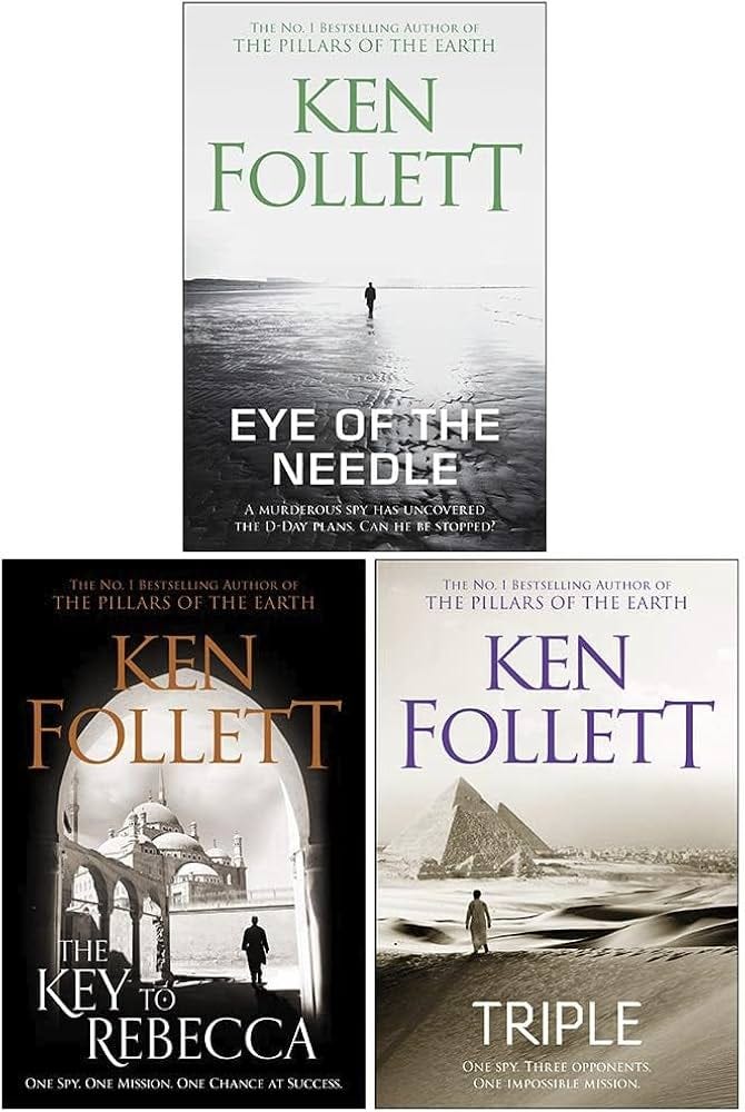 Ken Follett 3 Books Collection Set (Eye of the Needle, The Key to Rebecca,  Triple): Ken Follett: 9789124278311: Amazon.com: Books
