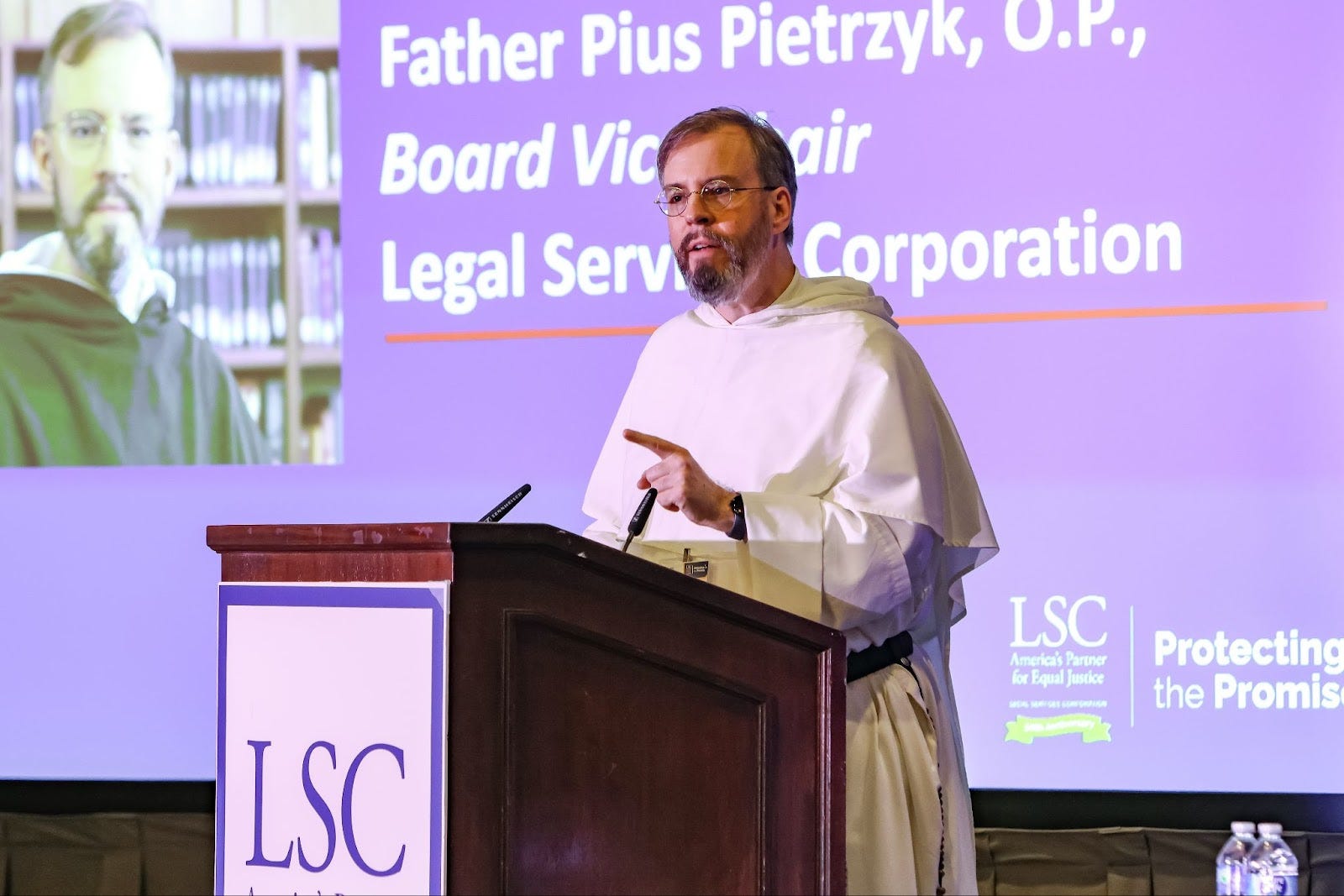 Justice to the poor' - The priest helping Americans get lawyers