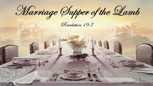 The Marriage Feast of the Lamb – Revelation 19:6-10 – Millersburg Baptist  Church