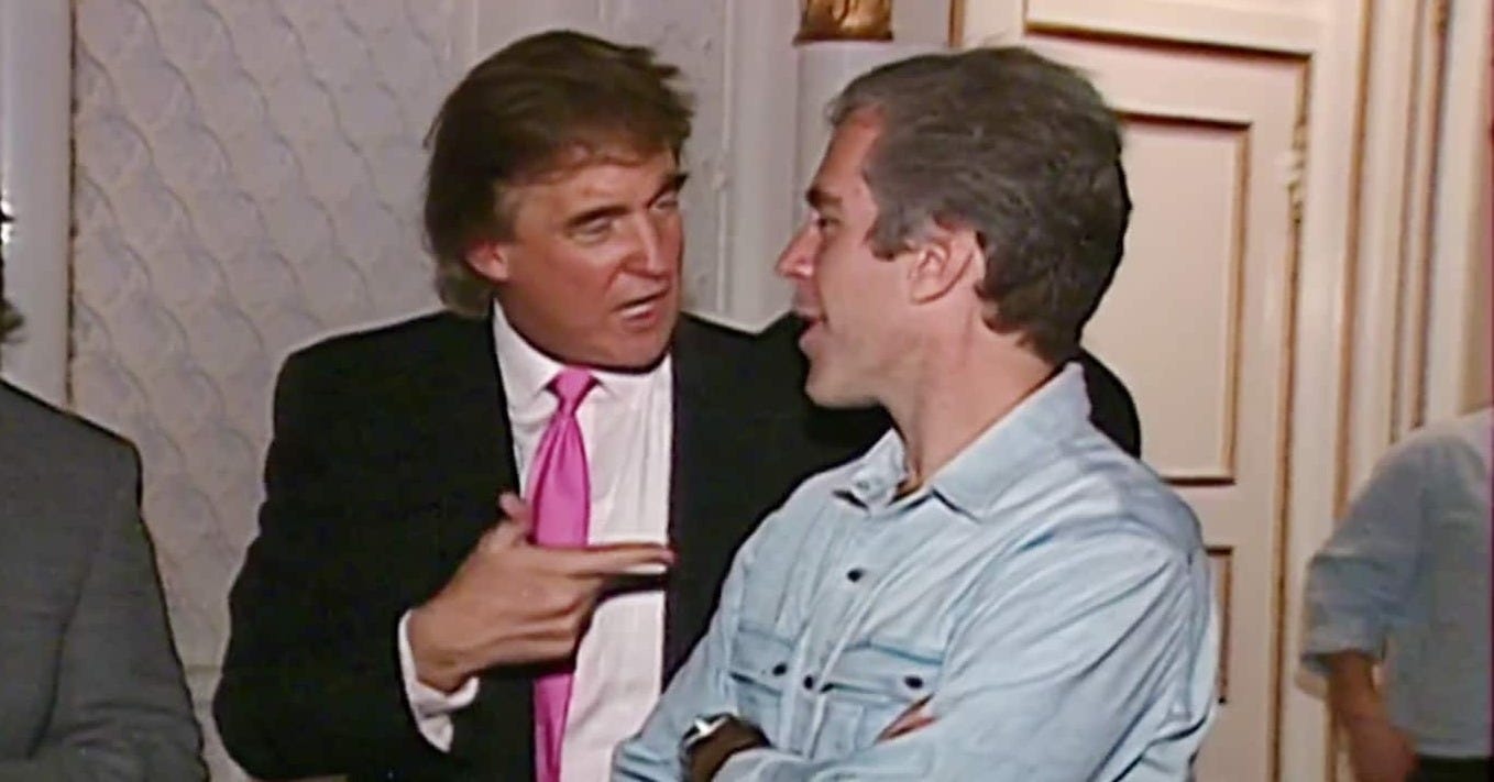 Trump-Jeffrey Epstein video from 1992 shows them partying together at  Mar-a-Lago - The Washington Post