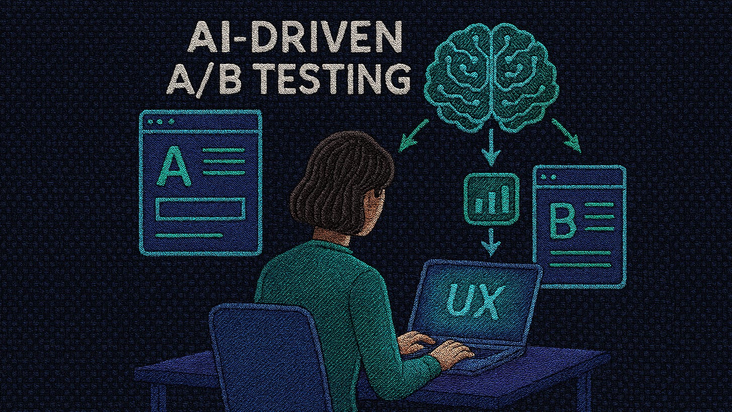 AI-Driven A/B Testing: Faster UX Learning with Less Guesswork