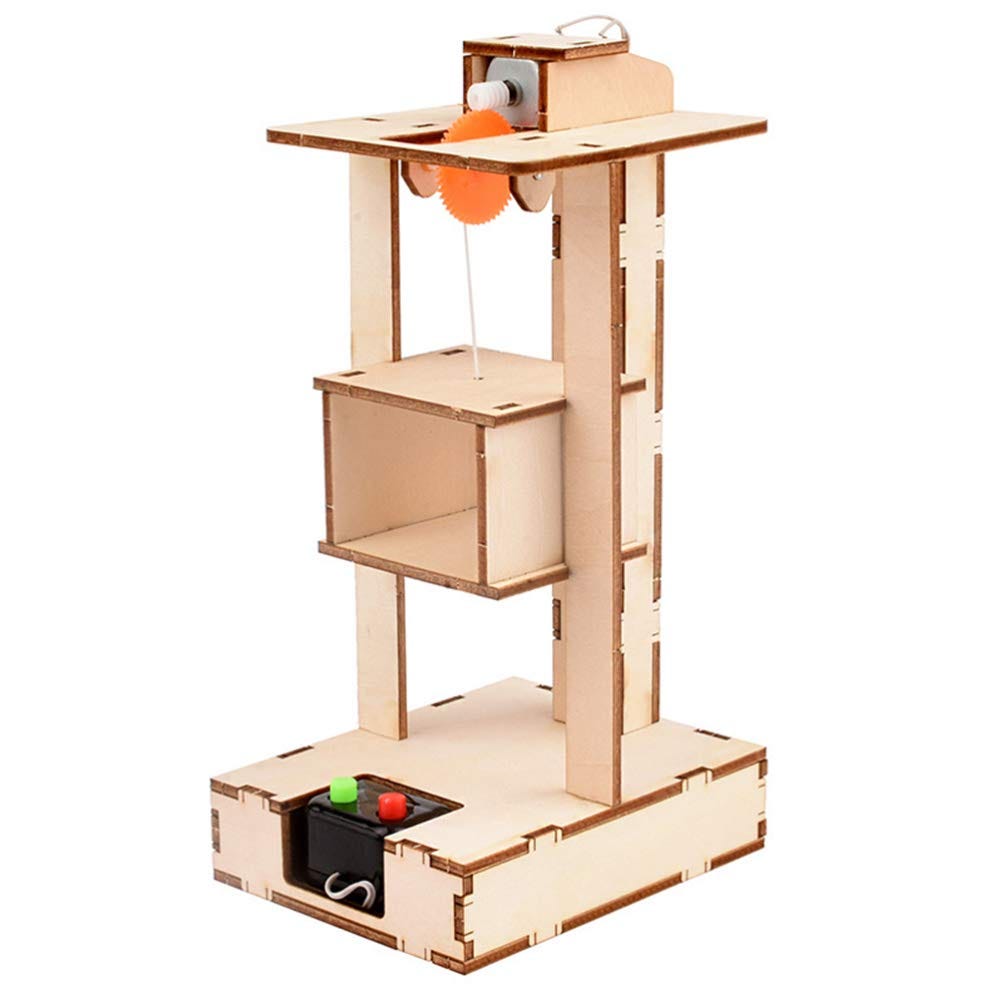 Amazon.com: TOYANDONA DIY Elevator Toy Remote Control Physical Equipment  Crane Lifts Elevator Model Education Technology Small Production STEM  Assembling Science Experiment Kit (Without Battery) : Toys & Games
