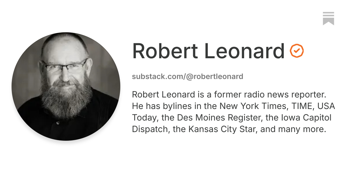 Robert Leonard | Substack