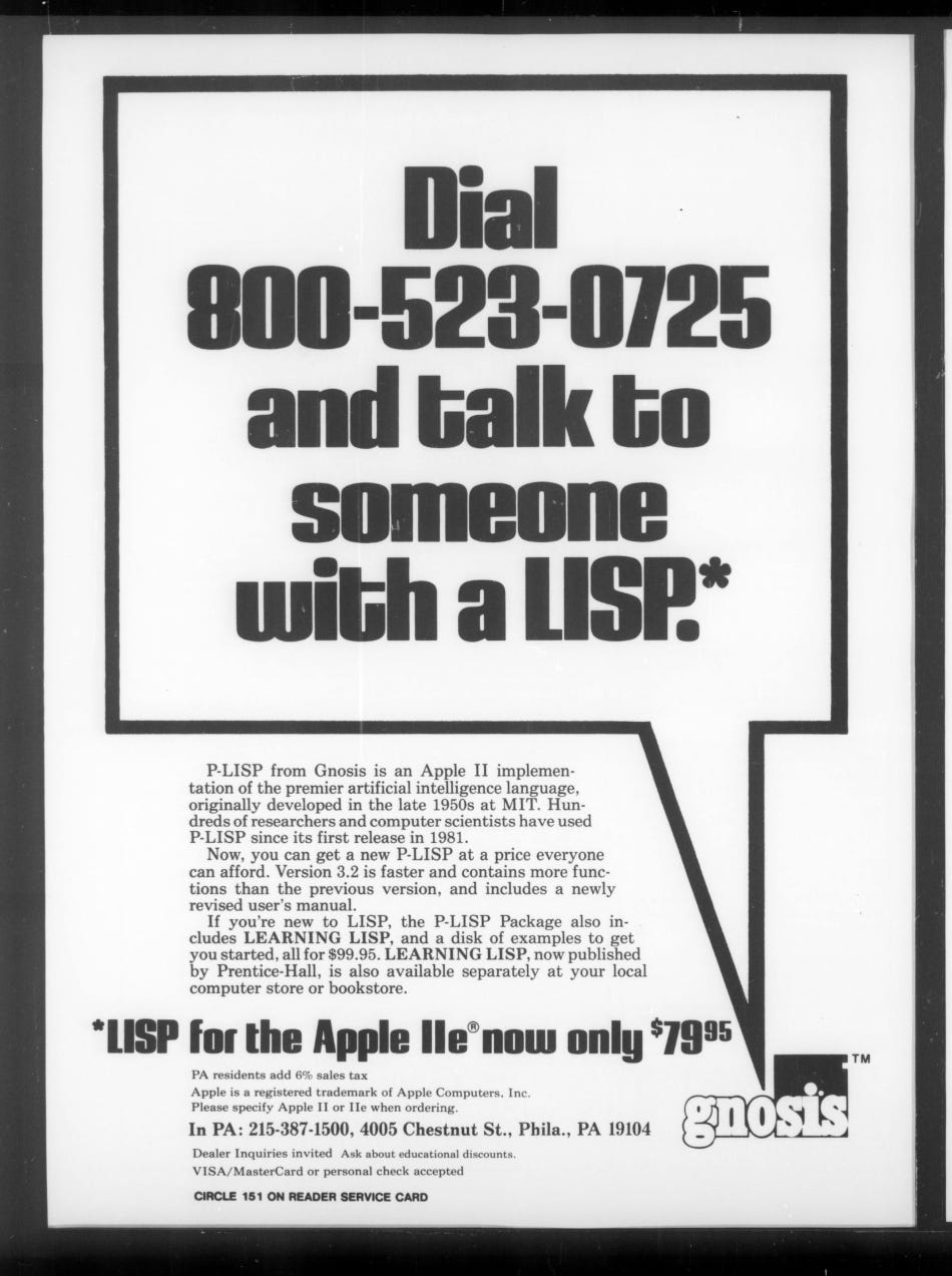 From the December 1983 issue of Creative Computing magazine