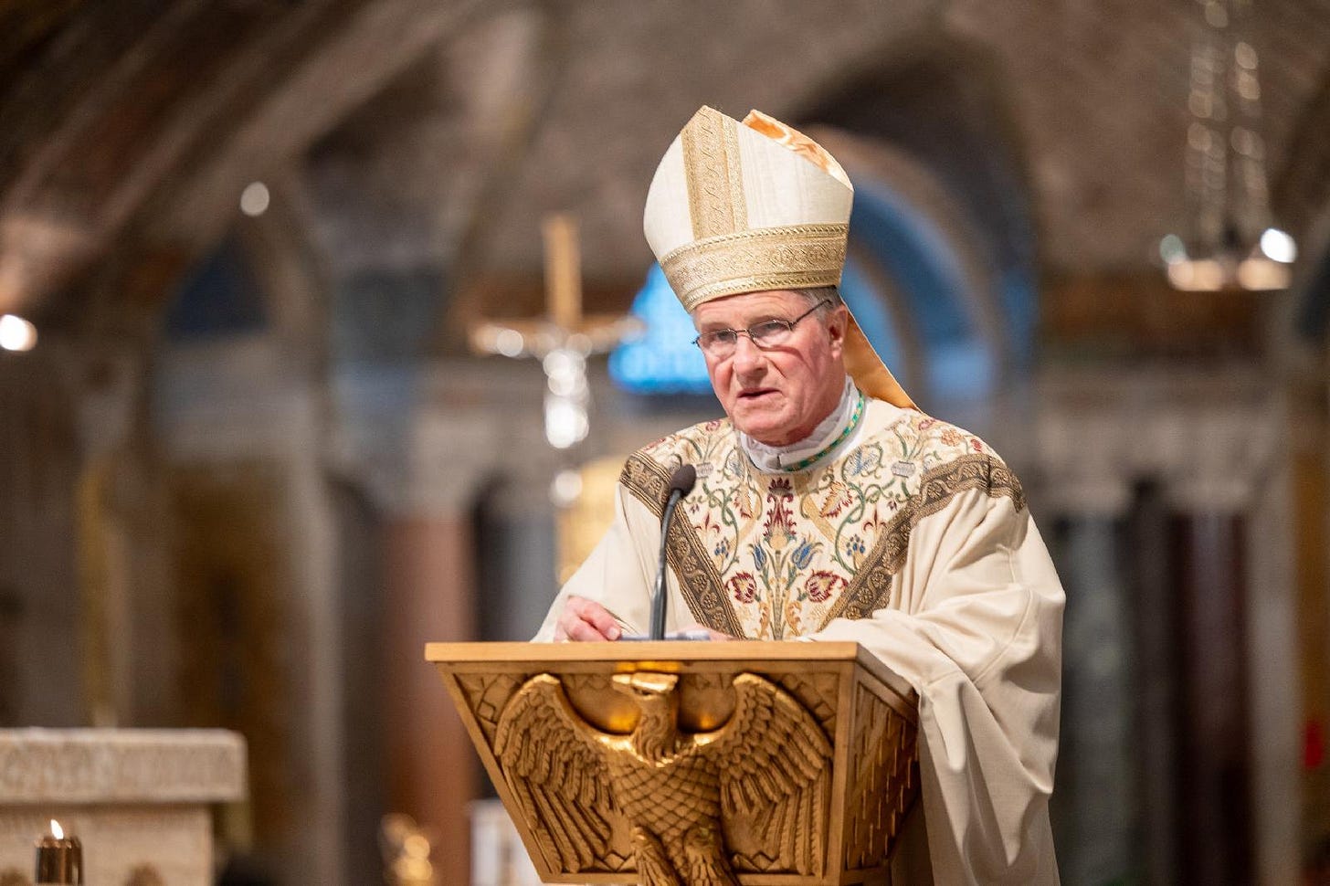 Archbishop Broglio preaches at the National Shrine Archbishop Broglio preaches at the National Shrine