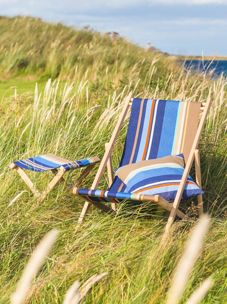 French stripe deckchairs from RE