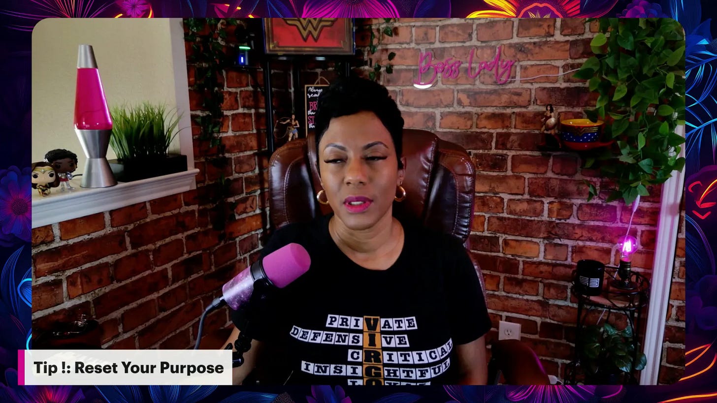 Reset Your Purpose visual example