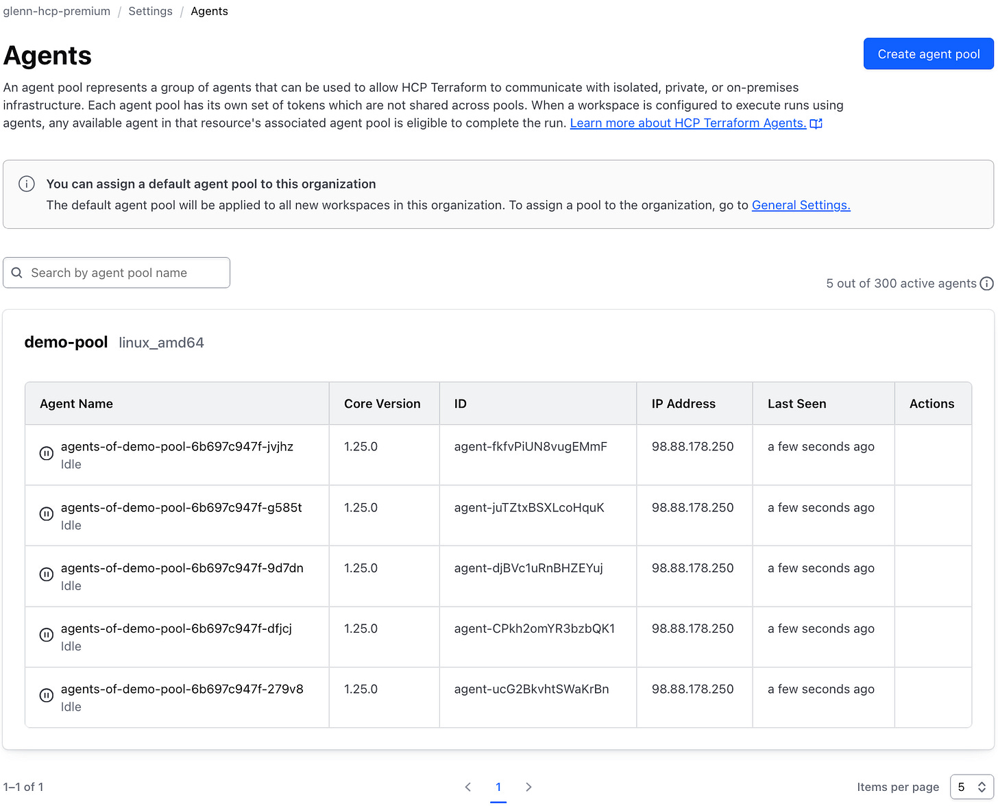 Terraform agents are idle Terraform agents are idle