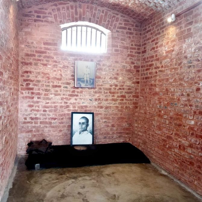 The Cellular Jail in Port Blair: Where Savarkar Spent 10 Solitary Years -  Rediff.com