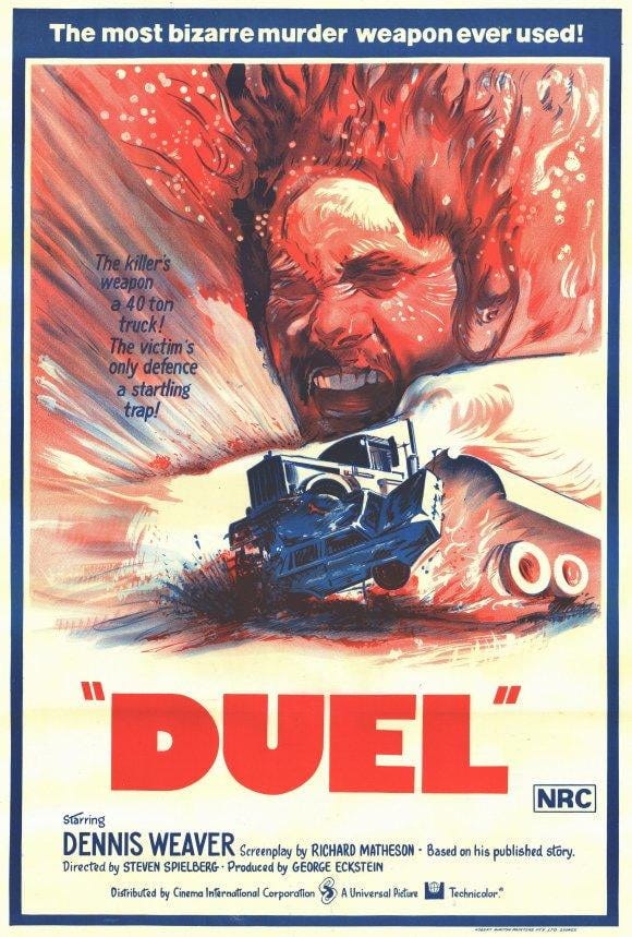Duel (1971) 27x40 Movie Poster - Walmart.com