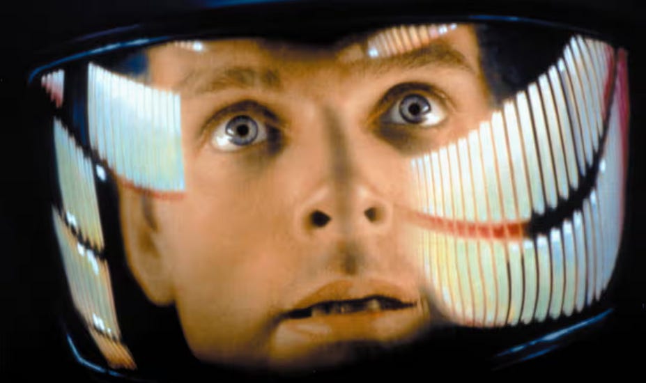 The stargate sequence from Space Odyssey